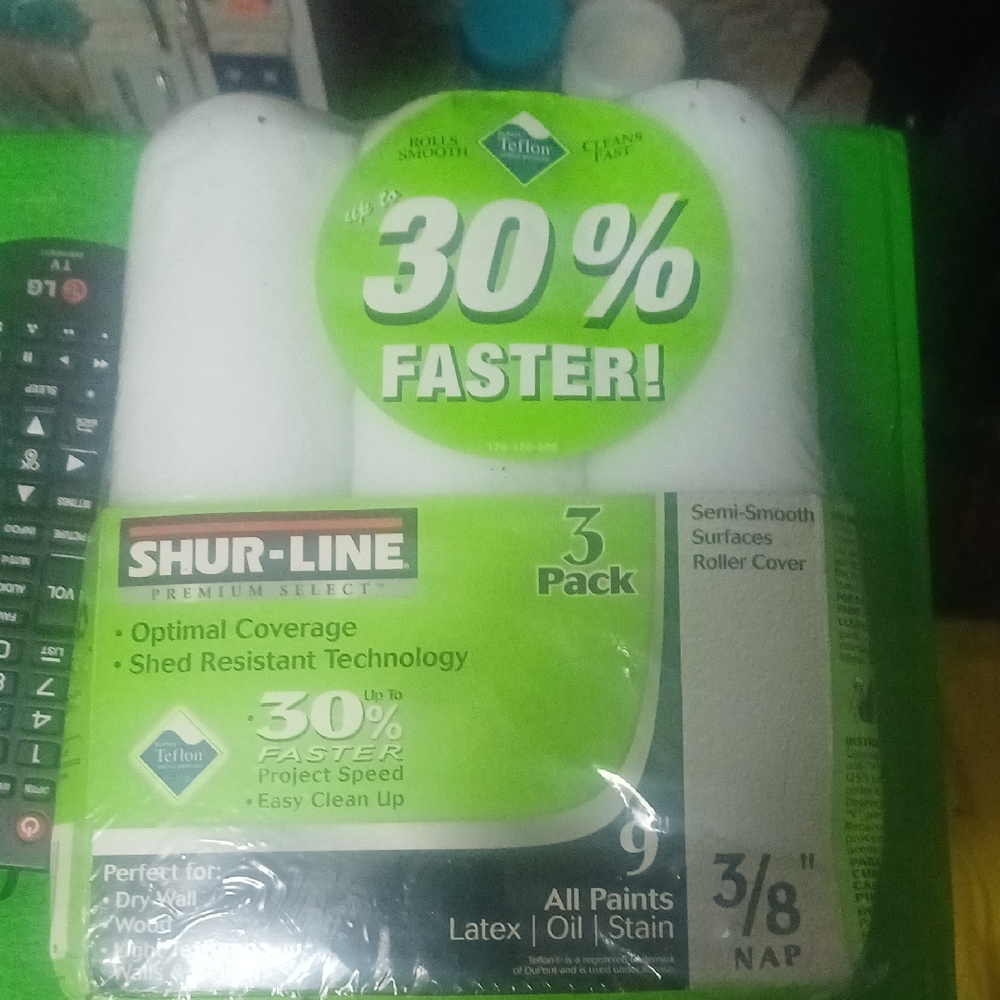 Shur-Line 3 Pack Roller Covers